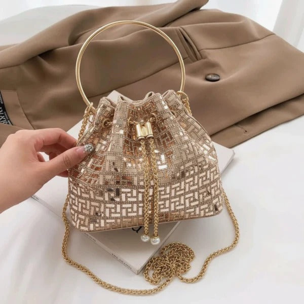 Starlet Glitter Bag - Black