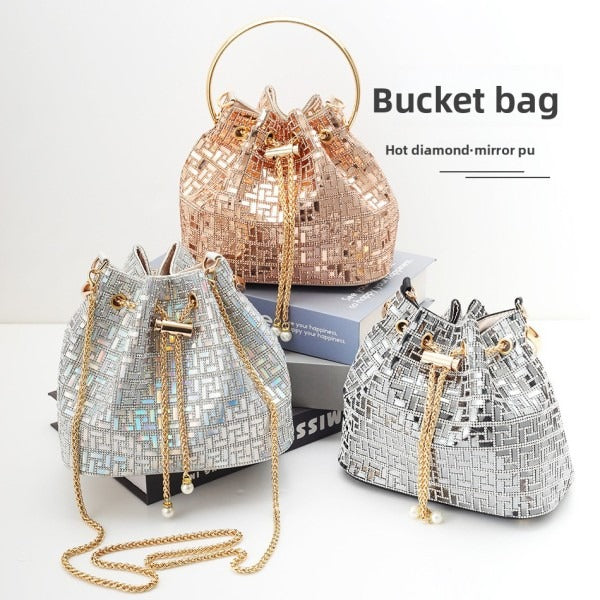 Starlet Glitter Bag - Black