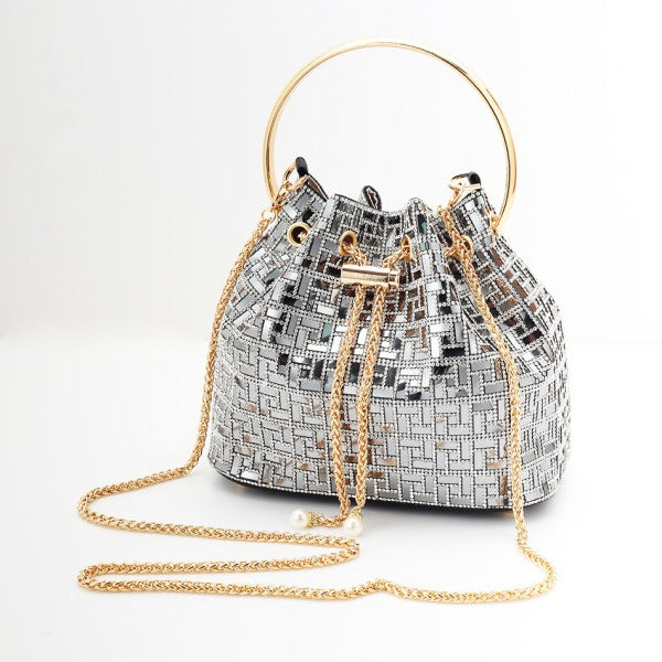 Starlet Glitter Bag - Black