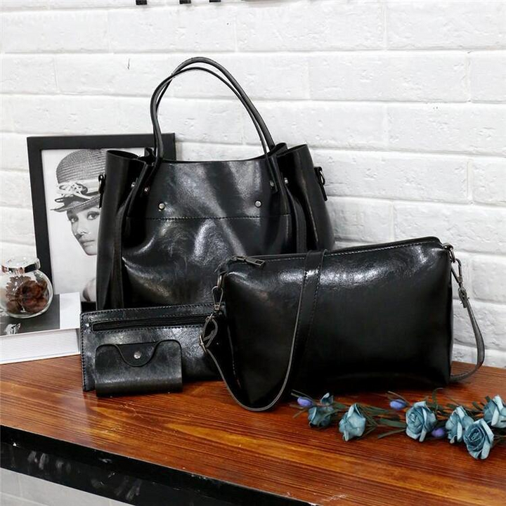 Set de 4 bolsos Linzéa – estilo vintage y organización inteligente