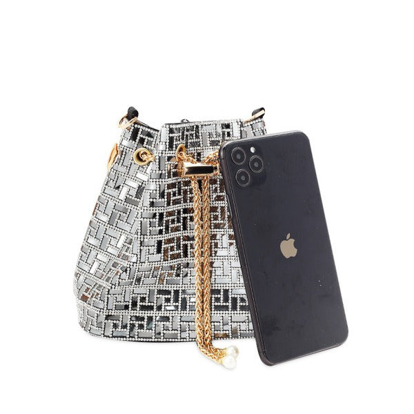 Starlet Glitter Bag - Black