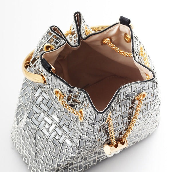Starlet Glitter Bag - Black